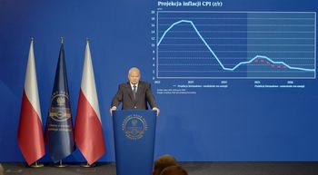 NBP prognozuje spadek inflacji i umiarkowany wzrost gospodarczy w kolejnych latach