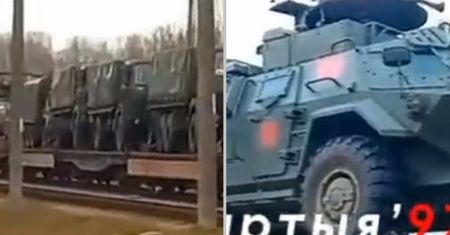 Ogromny transport uzbrojenia. "10 km od granicy z Polską" [RELACJA NA ŻYWO]