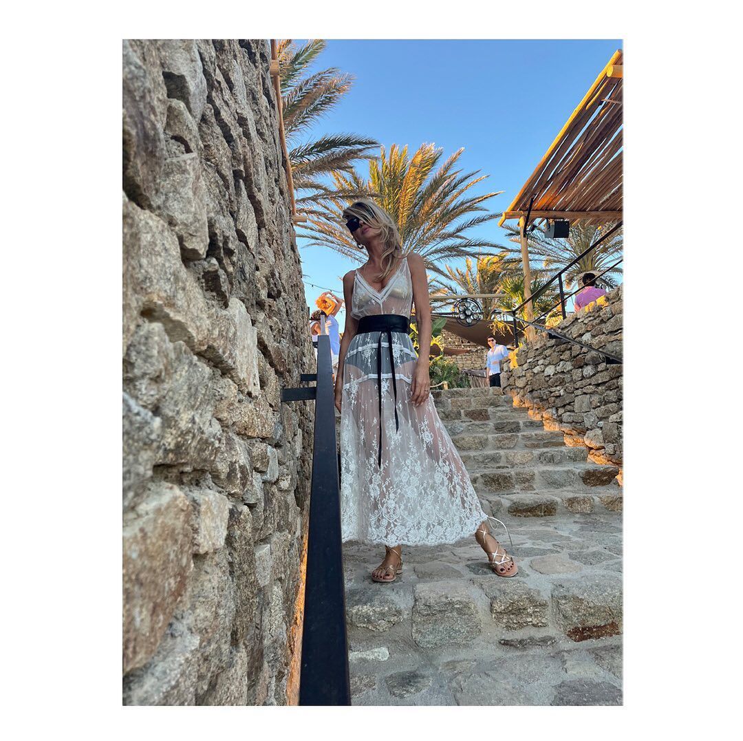 Aneta Kręglicka na Mykonos