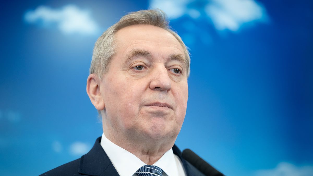 Press conference of Deputy Prime Minister, Minister of Agriculture Henryk Kowalczyk, at Ministry of Agriculture and Rural Development in Warsaw, Poland, on 9 February 2022 (Photo by Mateusz Wlodarczyk/NurPhoto via Getty Images)