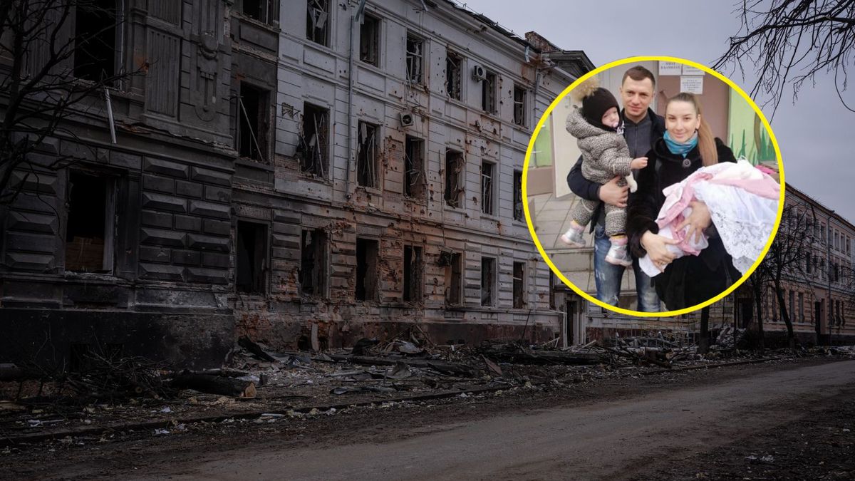 Zdjęcie okładkowe artykułu: Getty Images / Facebook/Władysław Naligac / Zbombardowany Charków/ rodzina Jurija Caryja