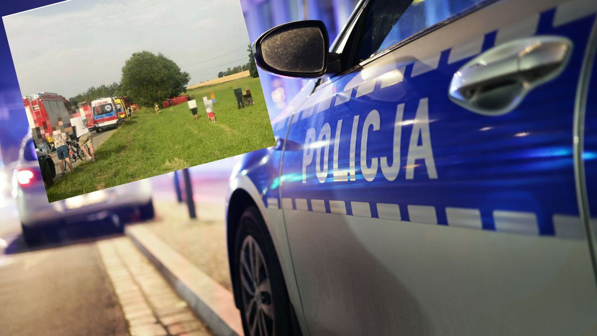 Śmiertelny wypadek rowerzystki z dzieckiem. Kobieta zginęła na miejscu
