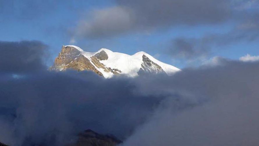 Materiały prasowe / thehimalayantimes.com / Szczyt Himlung Himal