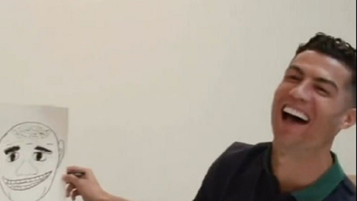 Cristiano Ronaldo narysował kompana z reprezentacji Portugalii