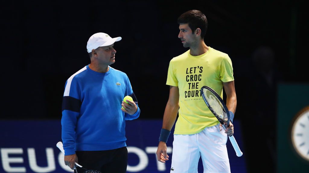 Zdjęcie okładkowe artykułu: Getty Images / Clive Brunskill / Na zdjęciu: Marian Vajda (z lewej) i Novak Djoković