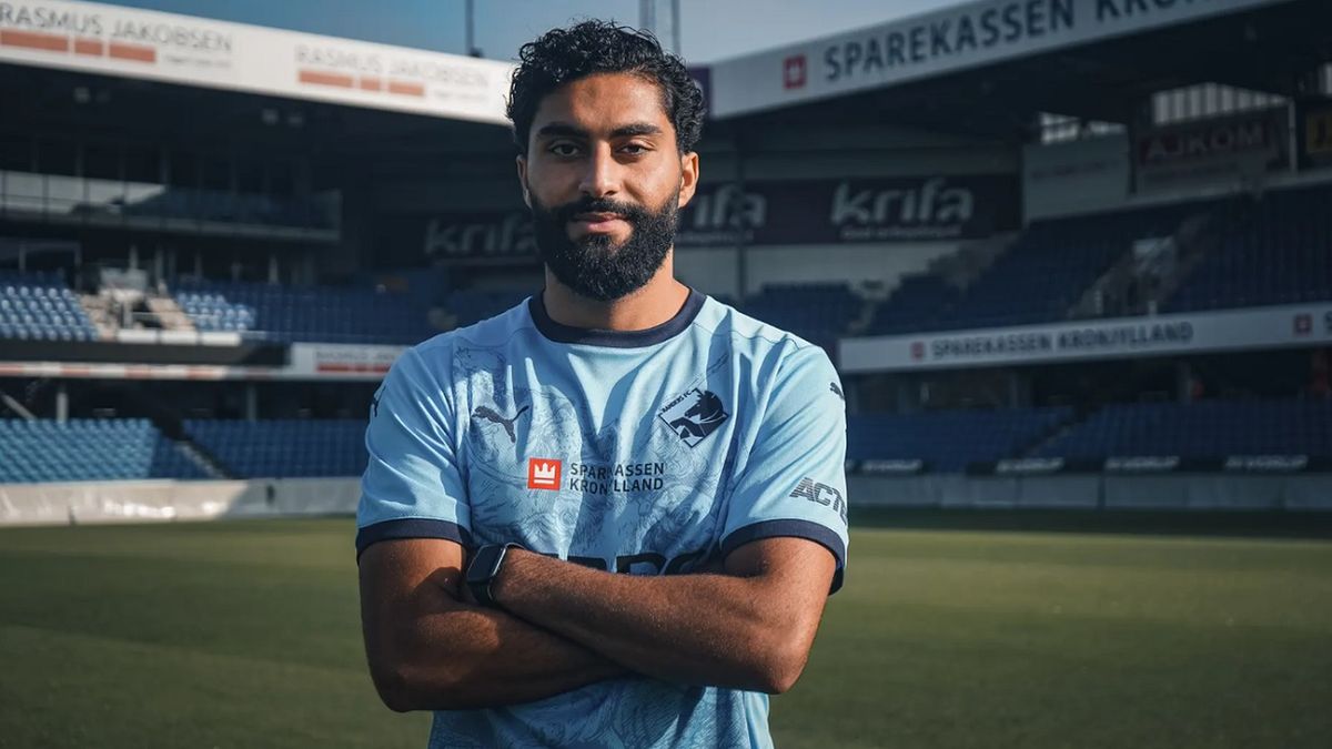 Materiały prasowe / Randers FC / Na zdjęciu: Amin Al-Hamawi odszedł z Wisły Płock