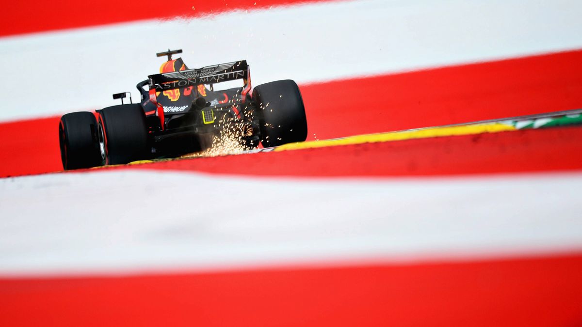 Daniel Ricciardo na torze w Austrii