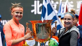 WTA Pekin: Lucie Safarova i Bethanie Mattek-Sands ciągle niepokonane w deblu
