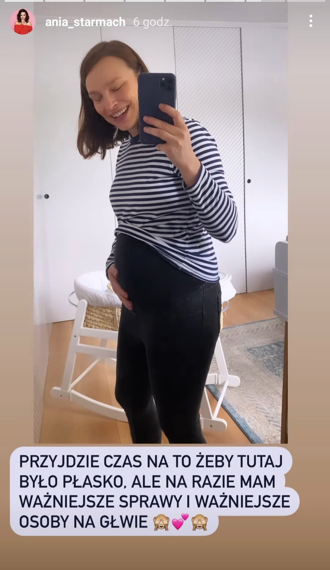 Anna Starmach - brzuch po ciąży