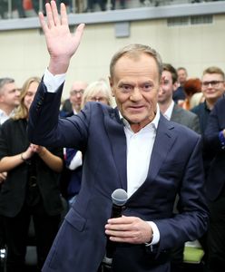 Donald Tusk kontra sektor PiS w Piasecznie. "Ja ci dam für Deutschland, PiS-owcu jeden"