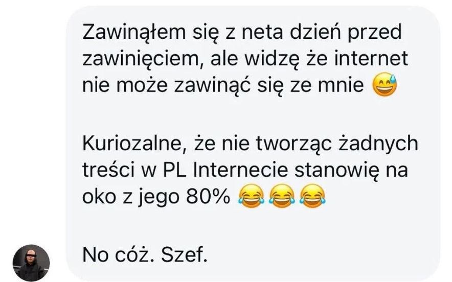 Budda jak ojciec Mateusz? Youtuber wrzucił buńczuczne oświadczen