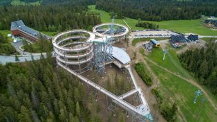Sky Walk "Serce Poronina" otwarte. Bez tłumów, za to z widokami, które zapierają dech
