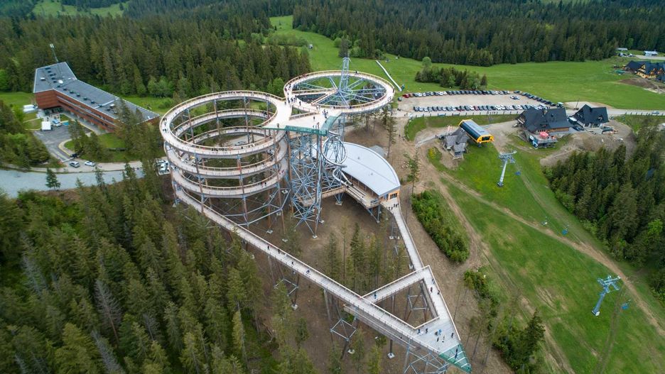 Sky Walk Serce Poronina otwarte