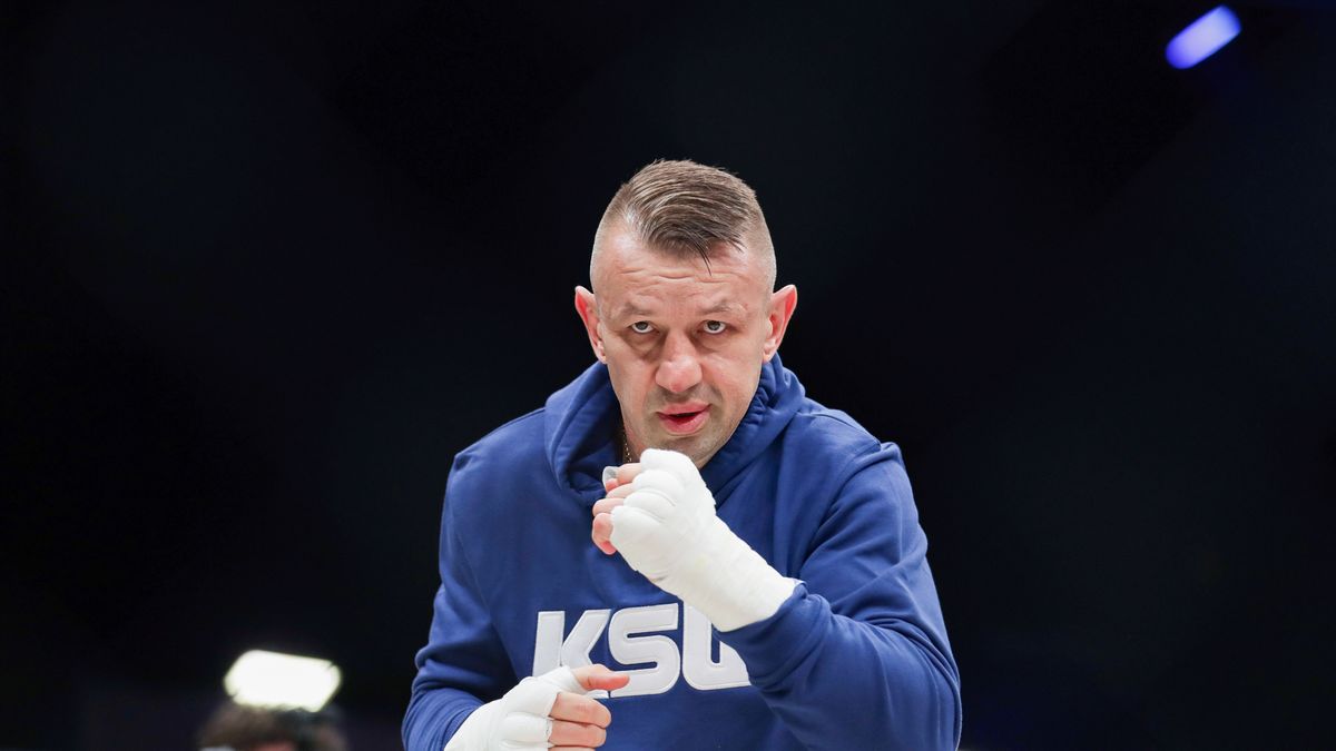 GLIWICE, POLAND - 2024/01/27: Tomasz Adamek of Poland seen during XTB KSW EPIC Media Training at Arena Gliwice. (Photo by Grzegorz Wajda/SOPA Images/LightRocket via Getty Images)