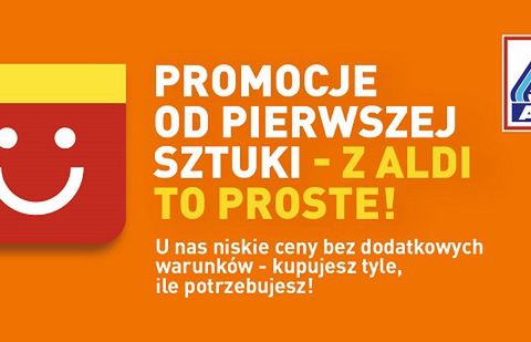 Aldi z nową odsłoną kampanii "Promocje zawsze od 1 sztuki"