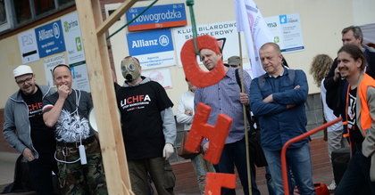 Protest frankowiczów w Warszawie. "Czujemy się bezradni'