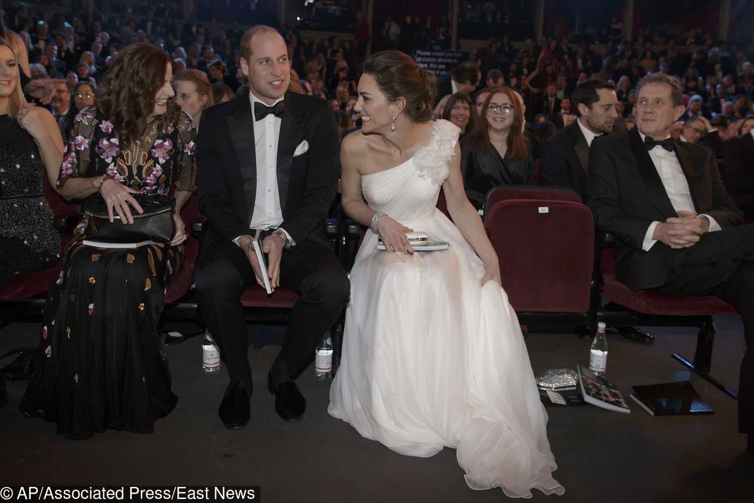 Księżna Kate i książę William na gali BAFTA 2019 w Royal Albert Hall w Londynie