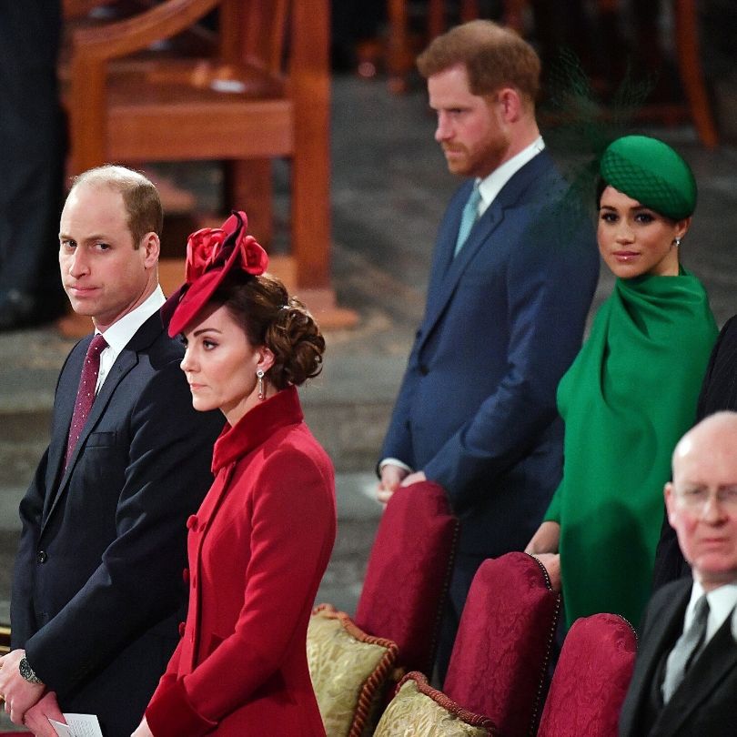 Książę William, Kate Middleton, Książę Harry, Meghan Markle