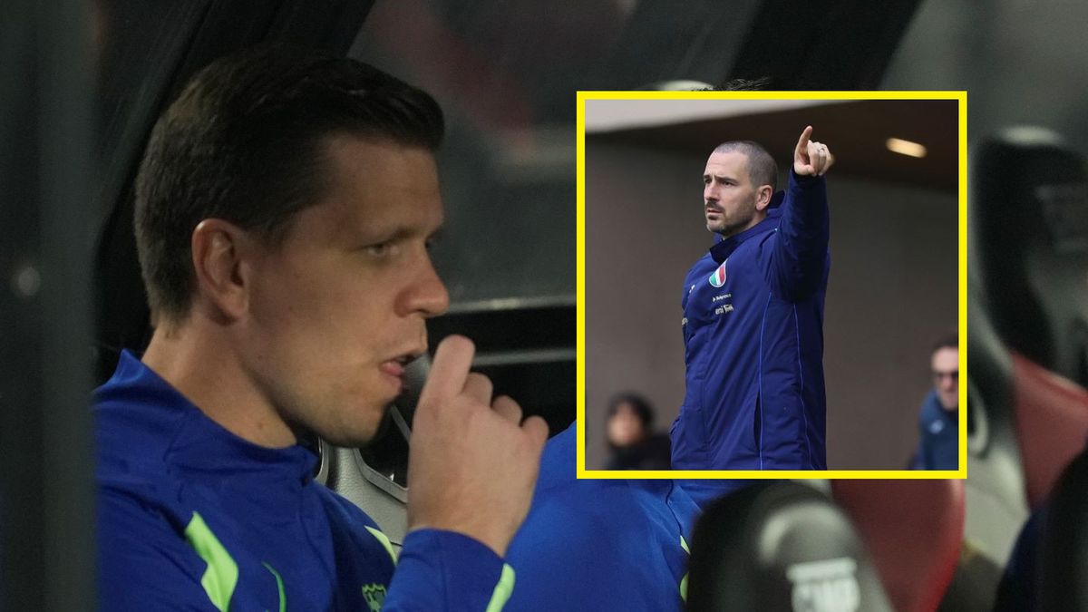 Getty Images / Jose Breton/Pics Action/NurPhoto via Getty Images/ Gabriele Maltinti - FIGC/FIGC via Getty Images / Na zdjęciu: Wojciech Szczęsny (w ramce: Leonardo Bonucci)