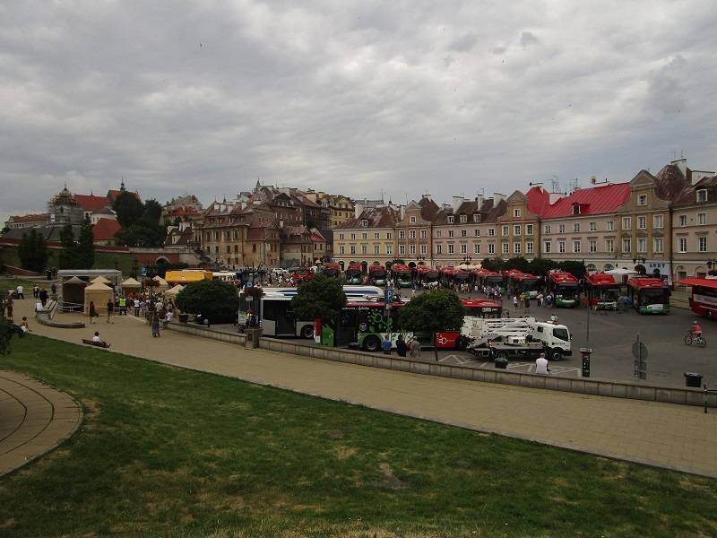 Piknik komunikacyjny MPK Lublin na Placu Zamkowym