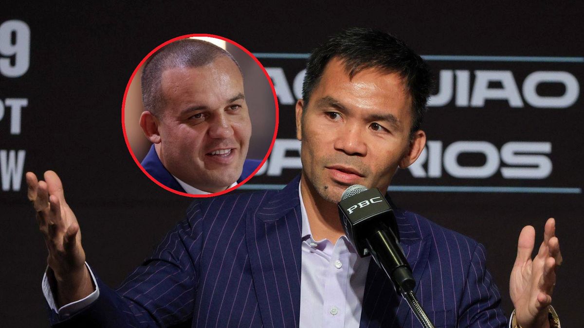 Getty Images / Ethan Miller/Contributor / Na dużym zdjęciu Manny Pacquiao, na małym Umar Kremlow