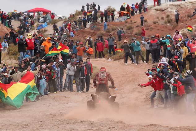 Polak w Boliwii mógł liczyć na doping miejscowych kibiców