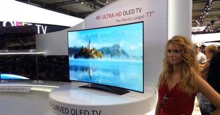 Gadżetomania na IFA 2013: największy na świecie, zakrzywiony telewizor LG OLED TV 4K [wideo]
