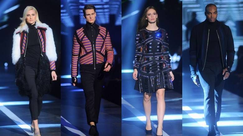 Uczestnicy Top Model 5 podczas pokazu w finale programu