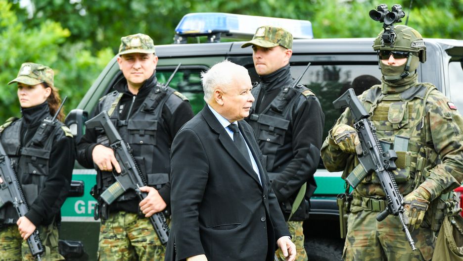 Jarosław Kaczyński na Podlasiu