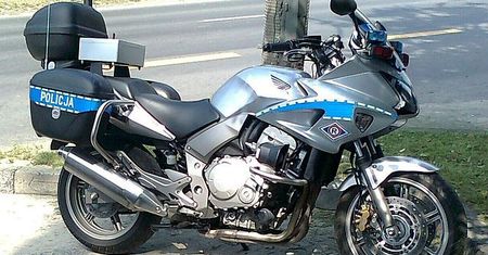 Wypadek z udziałem motocyklisty