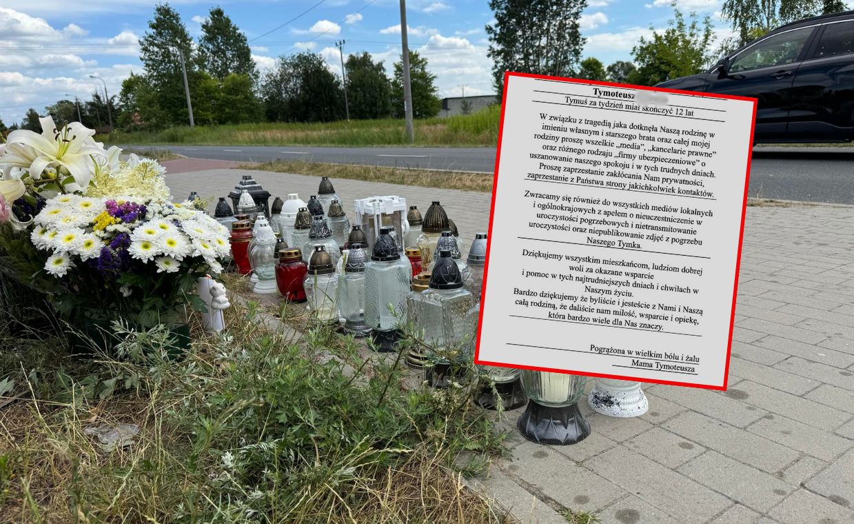 12-letni Tymonek nie żyje. Jest poruszający list jego mamy