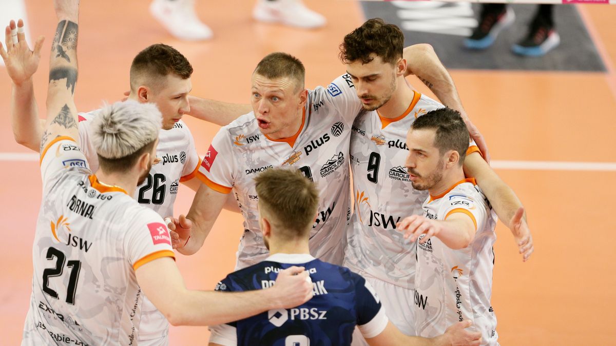 PAP / Jarek Praszkiewicz / Na zdjęciu: siatkarze Jastrzębskiego Węgla