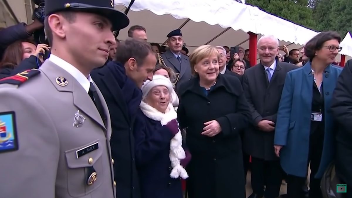 101-latka pomyliła Merkel z żoną Macrona. Rozbrajające nagranie