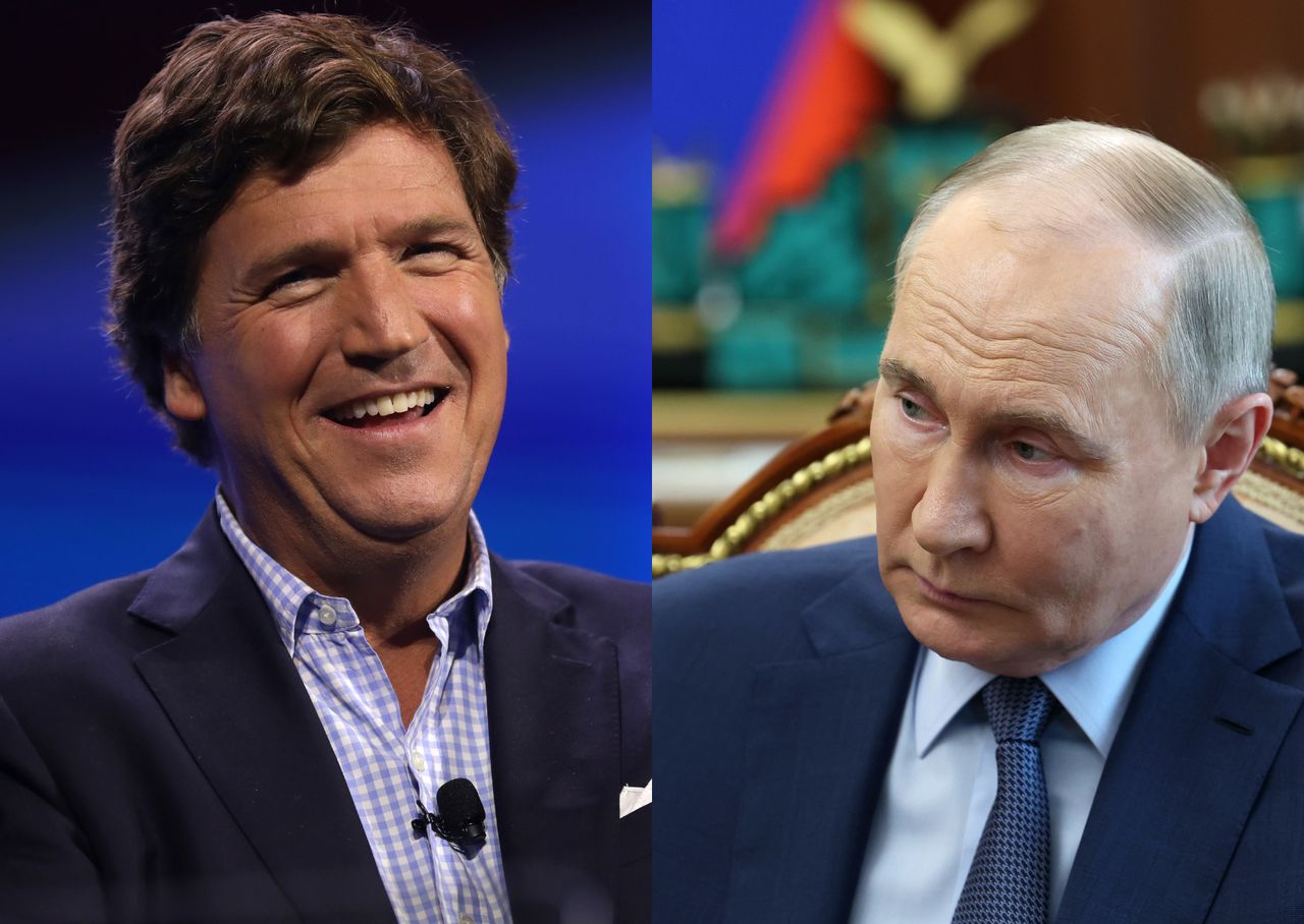 Tucker Carlson returns with a new show on Russian state TV