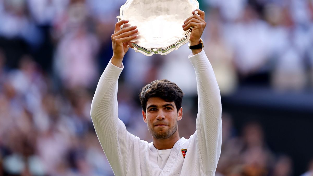 PAP/EPA / Tolga Akmen / Na zdjęciu: Carlos Alcaraz, finalista Wimbledonu 2025