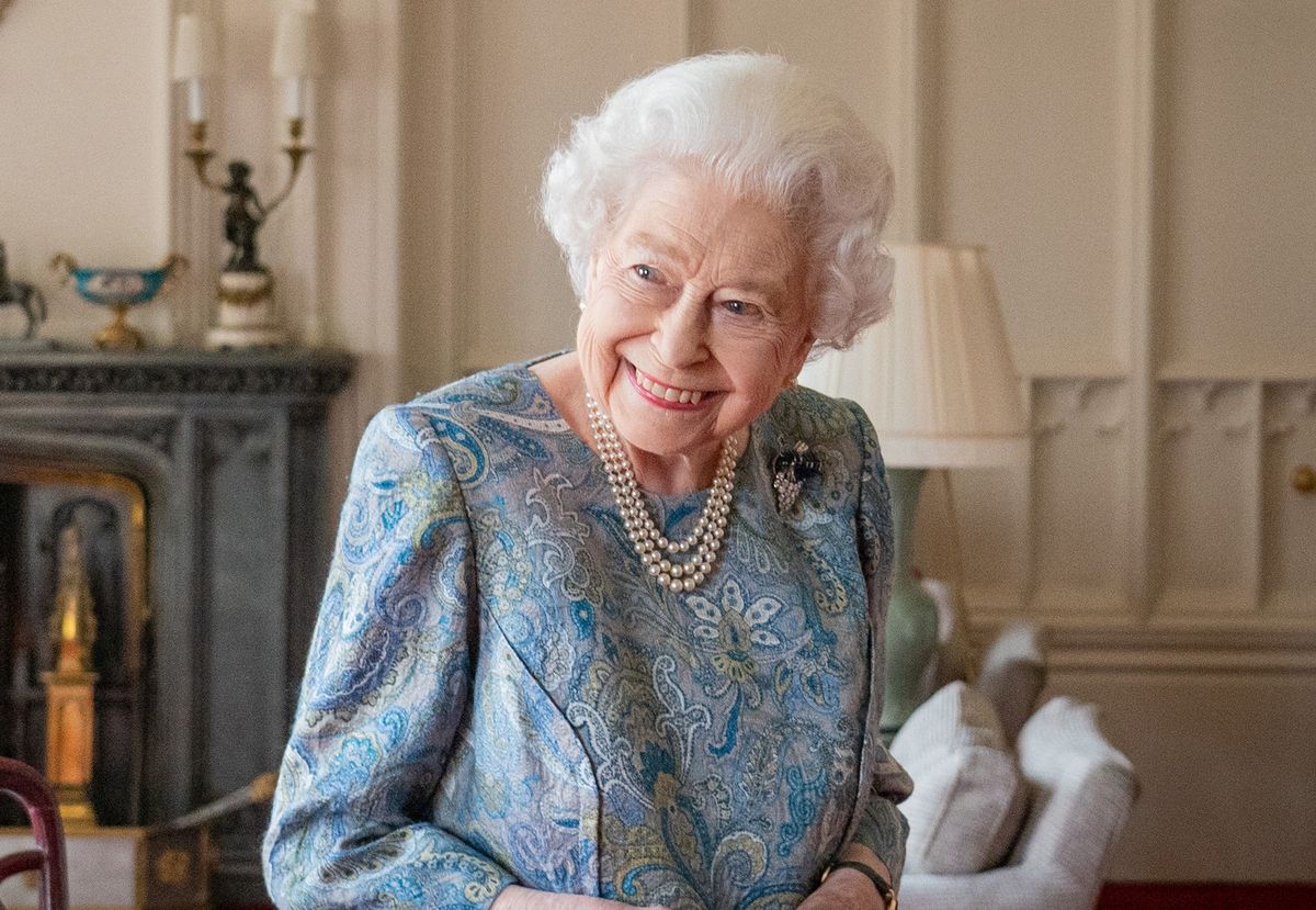 Królowa Elżbieta II na zdjęciu z kwietnia 2022 r.