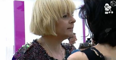 Korwin-Piotrowska w krótkich włosach