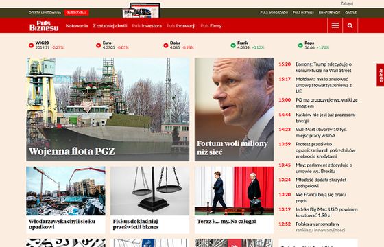 Serwis „Pulsu Biznesu” w nowej wersji z paywallem metrycznym - pełny dostęp za 79/129 zł miesięcznie