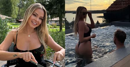 Ola Ciupa świętuje 35. urodziny w towarzystwie syna Joanny Przetakiewicz. Pokazała kadry z basenu
