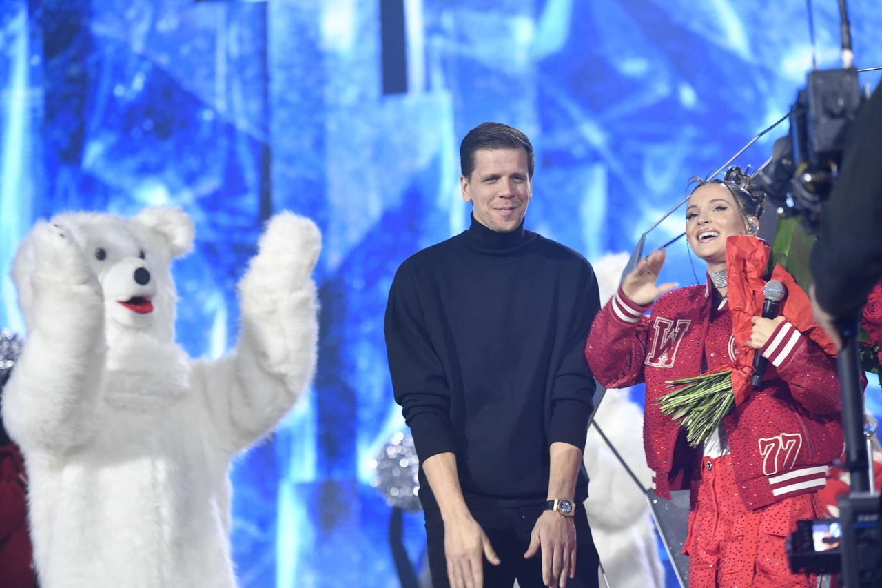 Wojtek Szczęsny i Marina - sylwester TVP 2022