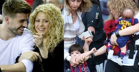 Shakira z synami kibicują Gerardowi Pique! (ZDJĘCIA)