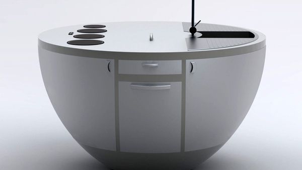 Soria - okrągła, "spakowana" kuchnia 1