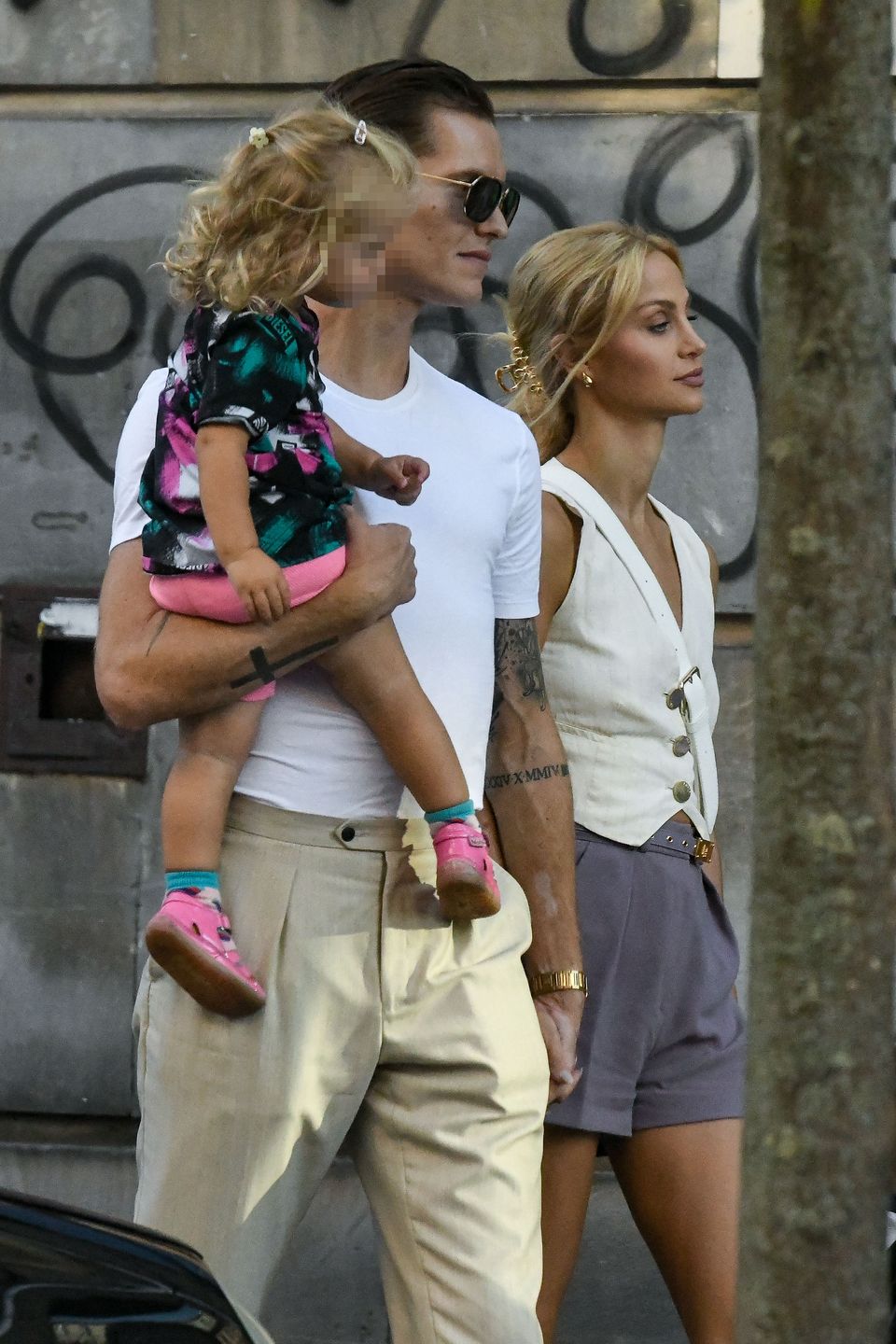 Hanna Żudziewicz i Jacek Jeschke wybrali się z córką