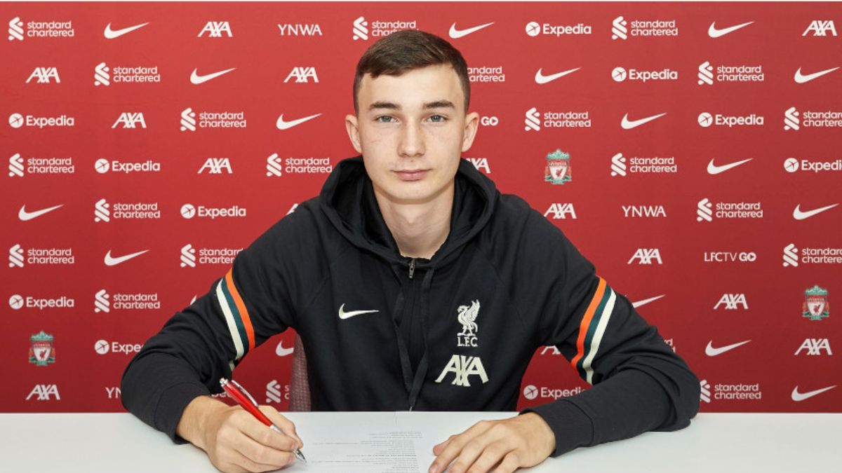 Materiały prasowe / Liverpool FC / Na zdjęciu: Mateusz Musiałowski 