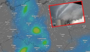 Potężne burze. Grad, powalone drzewa, zalane ulice