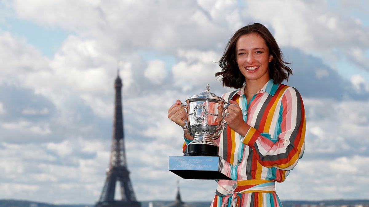 Getty Images / Clive Brunskill / Na zdjęciu: Iga Świątek, mistrzyni Roland Garros 2020