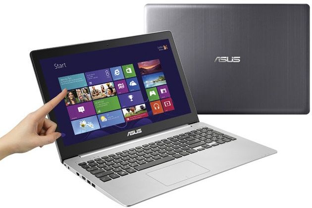 Asus VivoBook S551 Touch ultrabook windows 8 widok