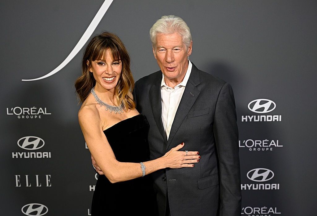 Richard Gere z żoną Alejandrą