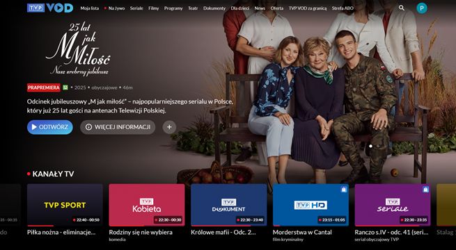 Serwis streamingowy TVP VOD