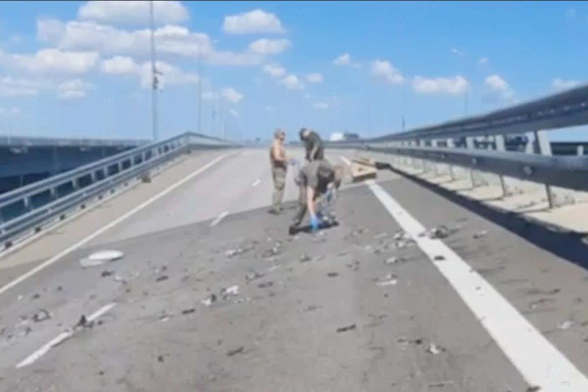 Rosjanie szukają winnych. Spór po ataku na most Krymski